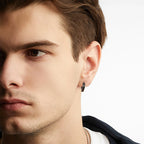 Aretes Geométricos Vikingos para Hombre3 4