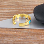 Anillo 6 Corazones para Mujer en Oro