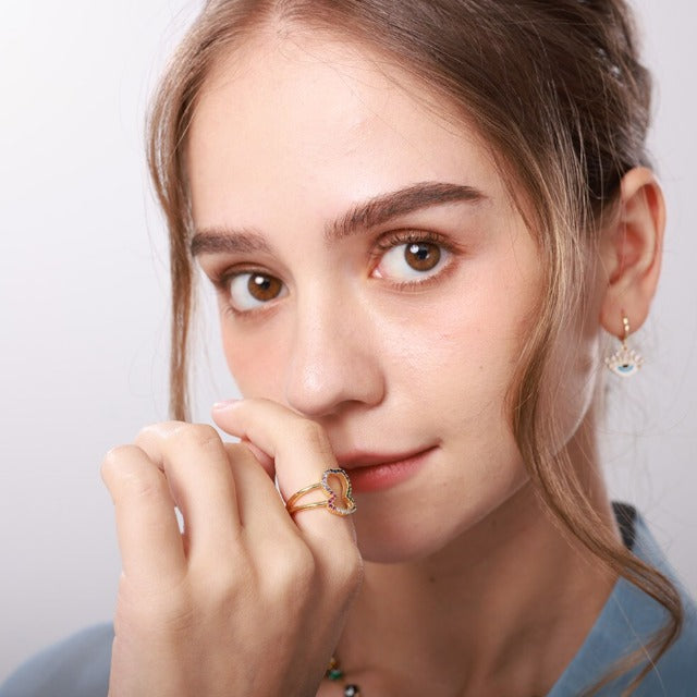 Anillo 7 Chakras Sello para Mujer