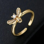Anillo ajustable de abeja