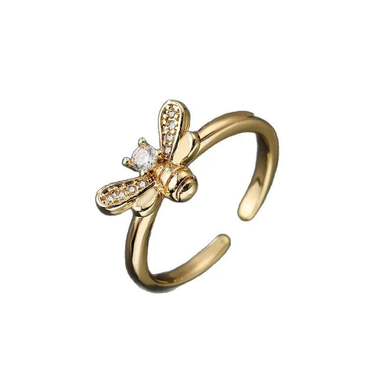 Anillo ajustable de abeja