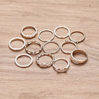 Anillo Águila Oro Plata