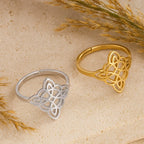 Anillo Nudo de Bruja