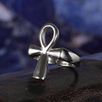 Anillo Ankh Egipcio de Plata