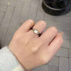Anillo de Gato con Piedras negras