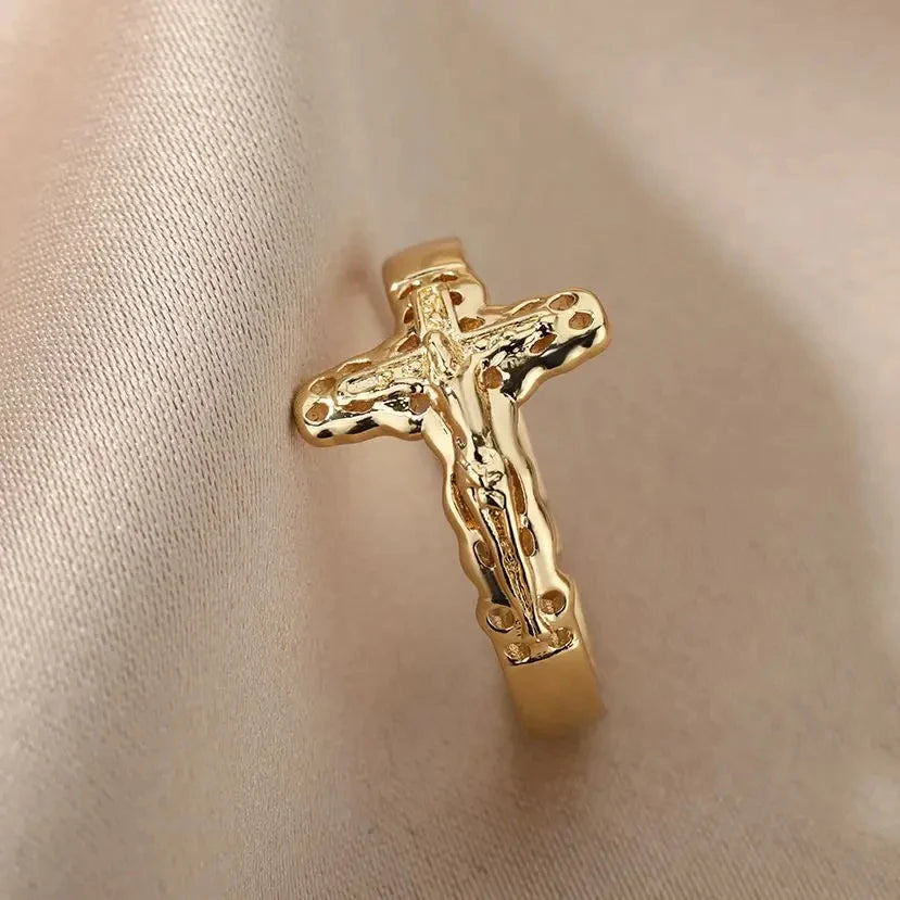 Anillo de Dedo Cristiano Jesús para Mujer