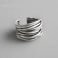 Anillo de Mujer Estilo Étnico plata