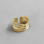 Anillo de Mujer Estilo Étnico oro
