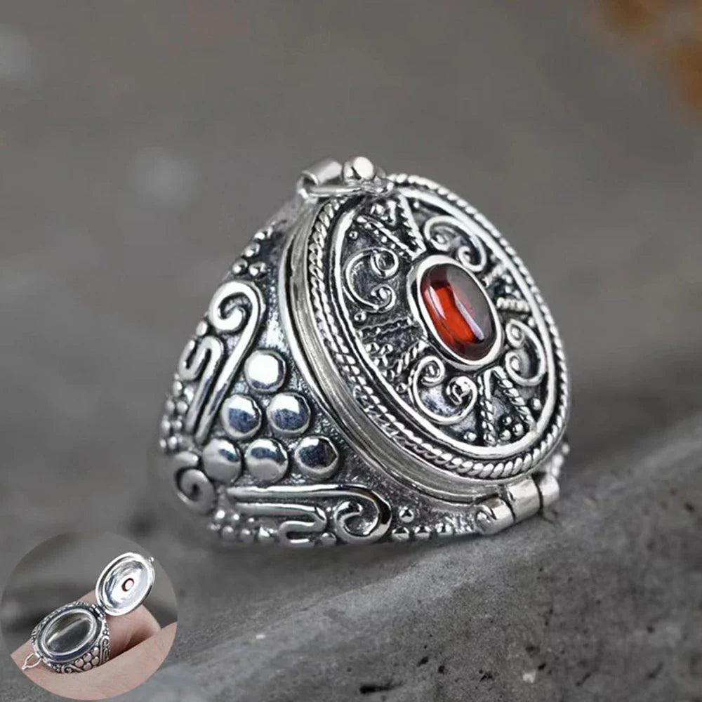 Anillo de estilo étnico con abertura