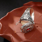 Anillo de estilo étnico con abertura