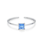 Anillo de Zirconia de Color Piedra de Nacimiento