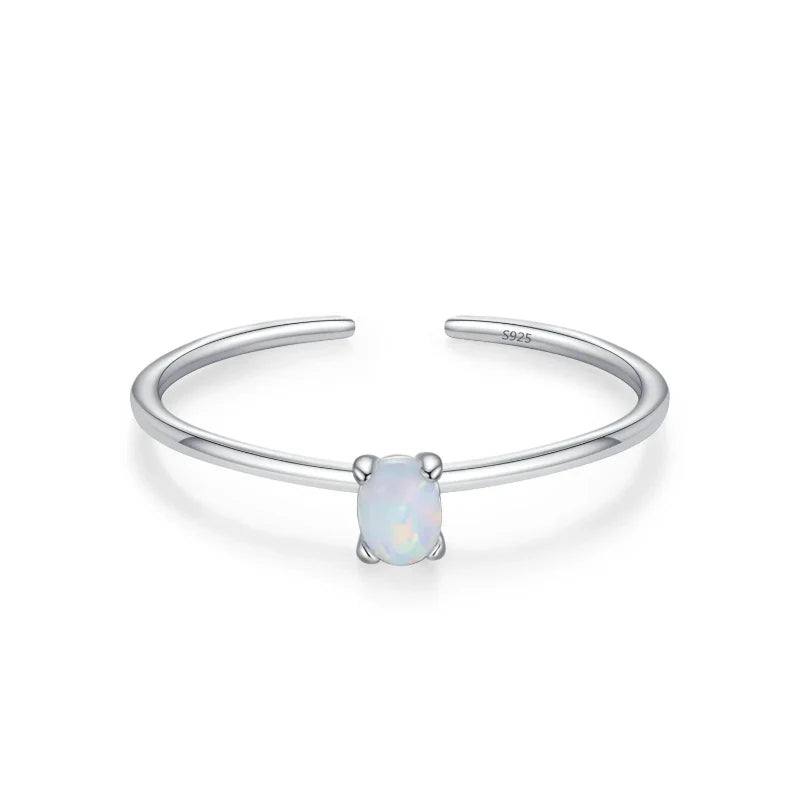 Anillo de Zirconia de Color Piedra de Nacimiento