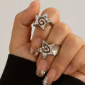 Anillo de Estrella Pentagonal de plata
