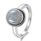 Anillo de Fertilidad con Piedra de Luna