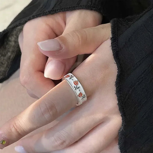 Anillo Flor de Tulipán