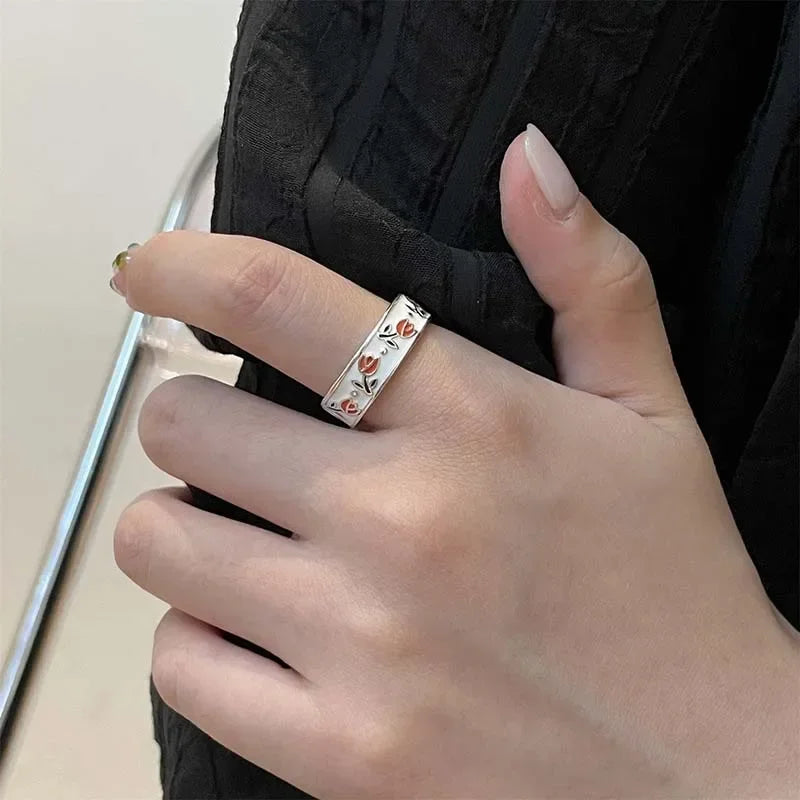 Anillo Flor de Tulipán