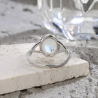 Anillo con Piedra de Luna Fertilidad