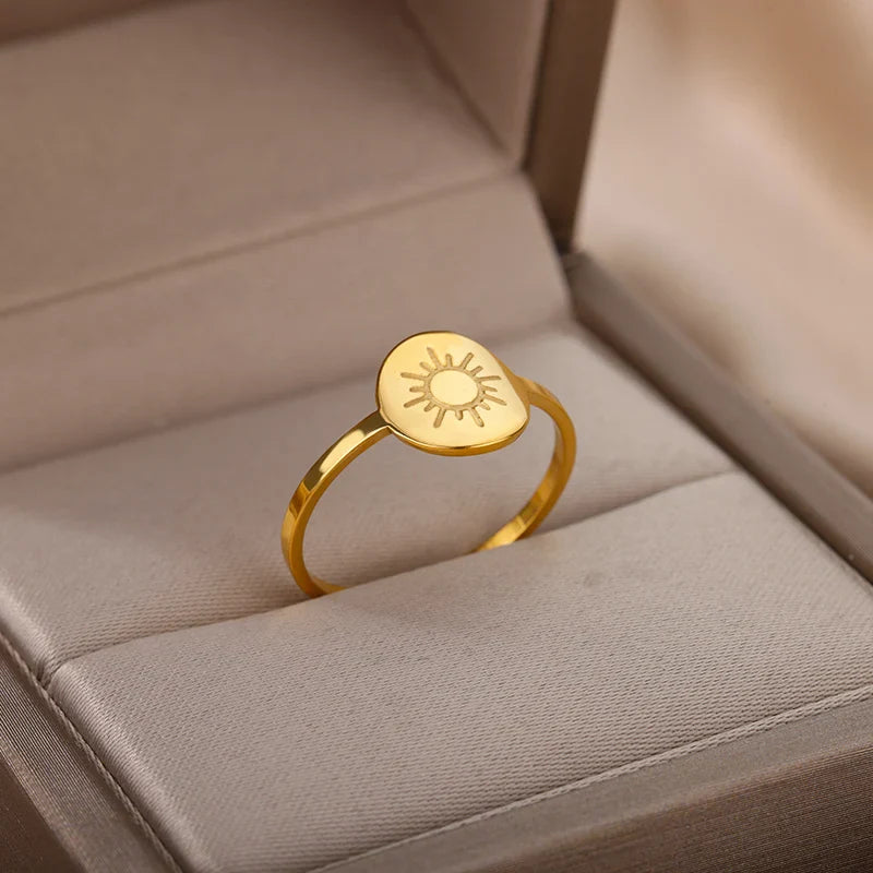 Anillo Sol Mujer oro