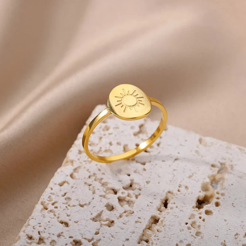 Anillo Sol Mujer oro