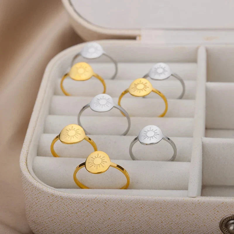 Anillo Sol Mujer plata
