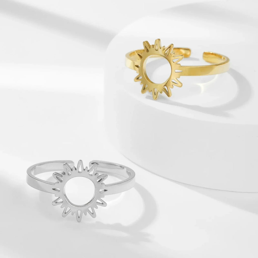 Anillo Sol para Mujer en plata