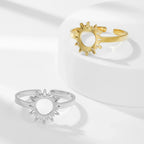 Anillo Sol para Mujer en plata
