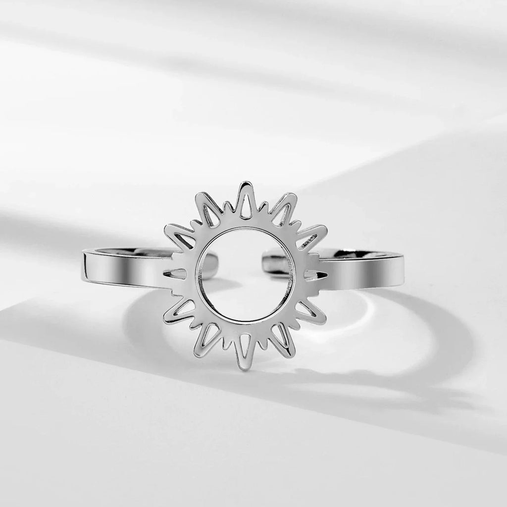 Anillo Sol para Mujer en plata