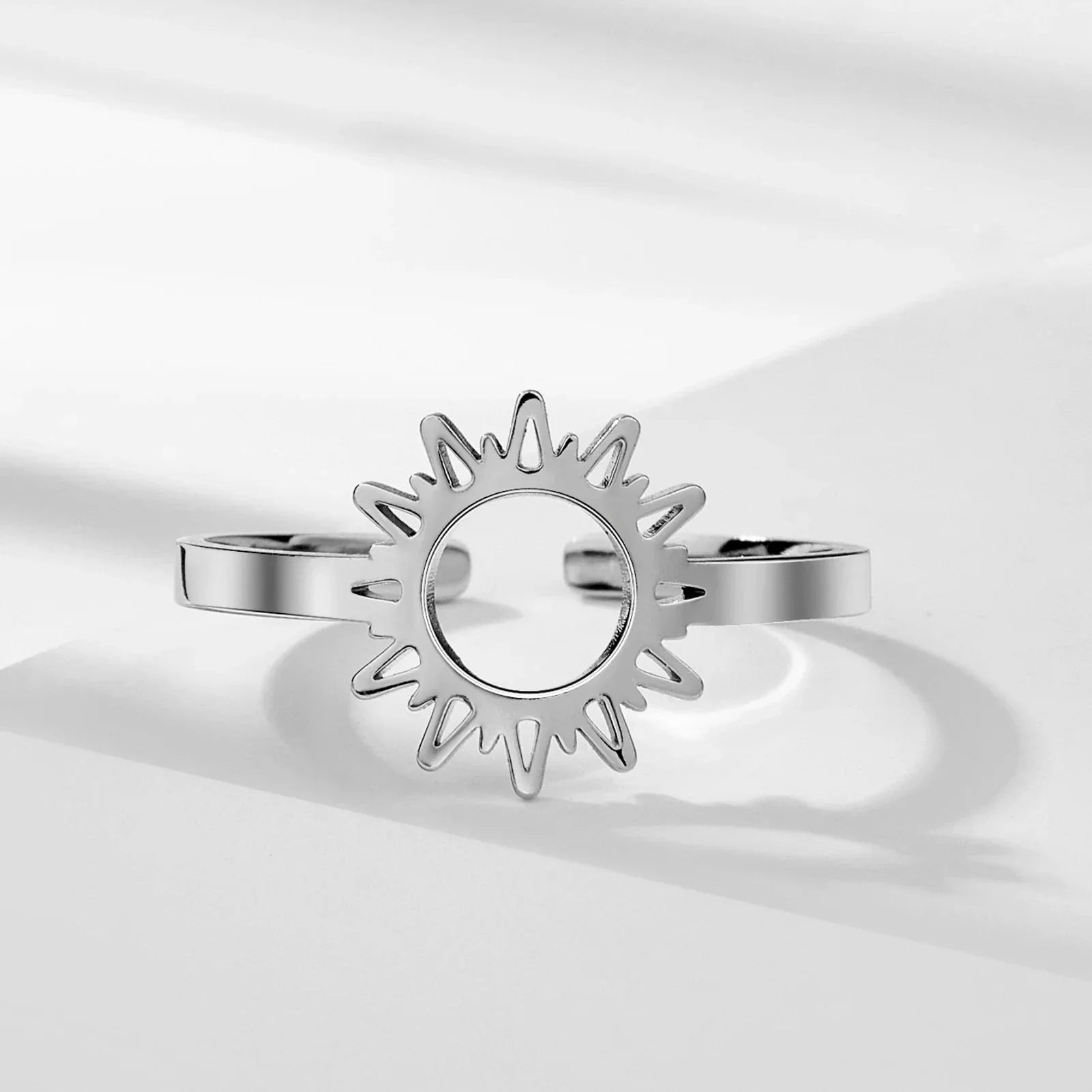 Anillo Sol para Mujer en plata