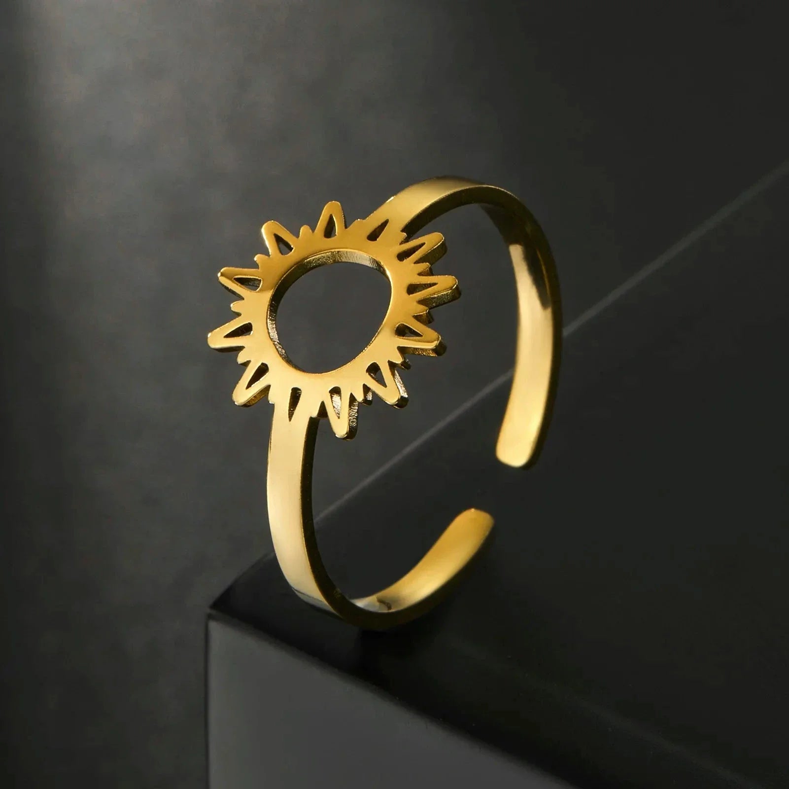 Anillo Sol para Mujer en oro