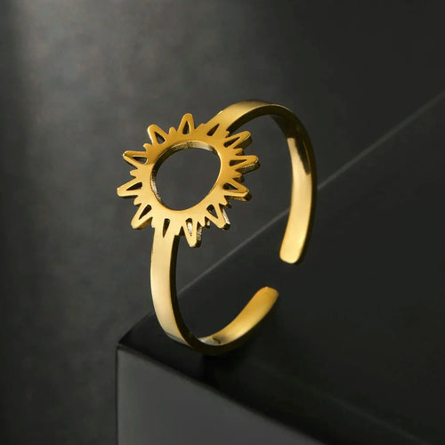 Anillo Sol para Mujer en oro