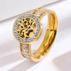 Anillo Árbol de la Vida con Circonio