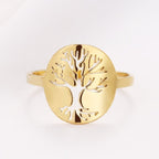 Anillo Árbol de la Vida Color Oro