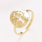 Anillo Árbol de la Vida Color Oro