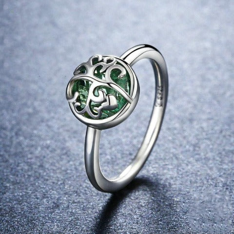 Anillo Árbol de la Vida Plata 