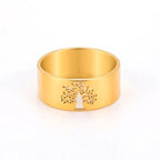 Anillo Árbol de la Vida Eternidad oro