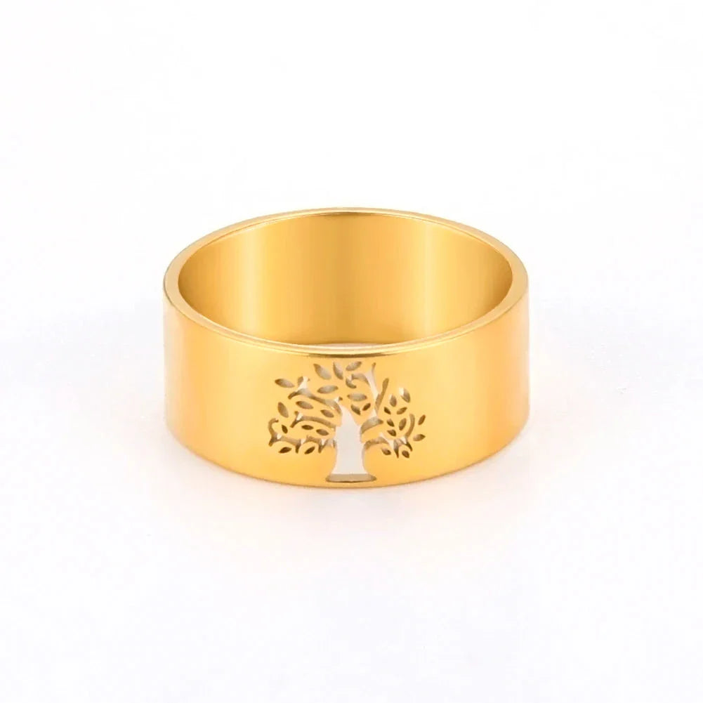 Anillo Árbol de la Vida Eternidad oro