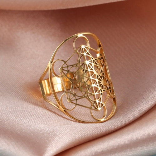 Anillo Arcángel Metatrón oro
