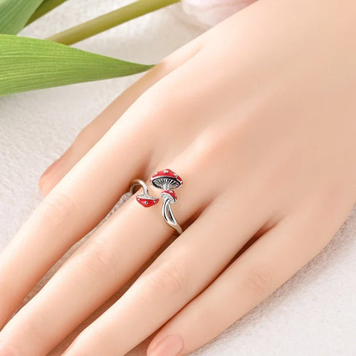 Anillo Otoñal con Setas