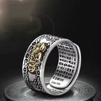 Anillo Budista Om Tibetano para Hombre o Mujer