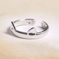 Anillo Cariño Gato Orejas plateadas