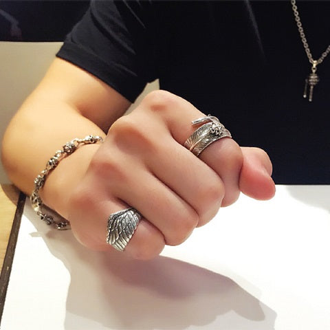 Anillo de sello Águila para hombre