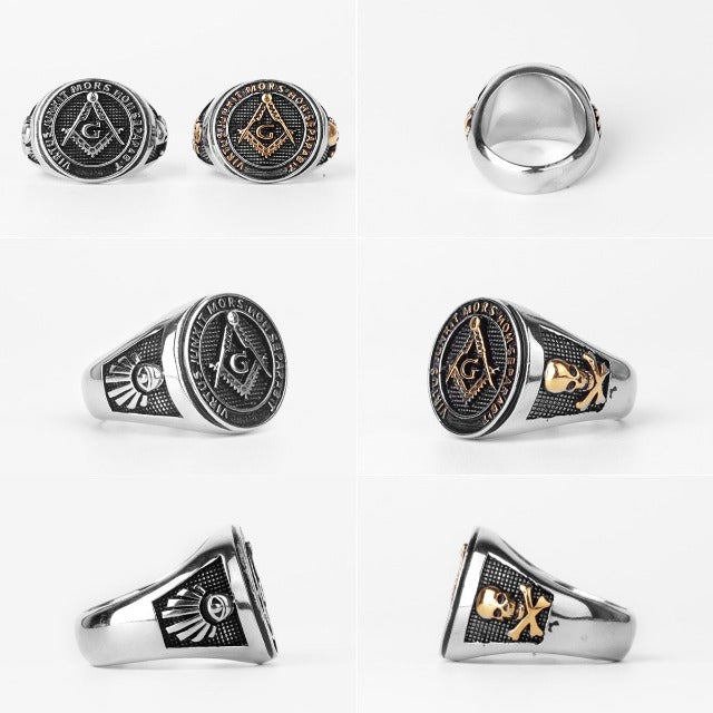 Anillo de Sello Francmasón para Hombre