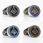 Anillo de Sello Francmasón para Hombre