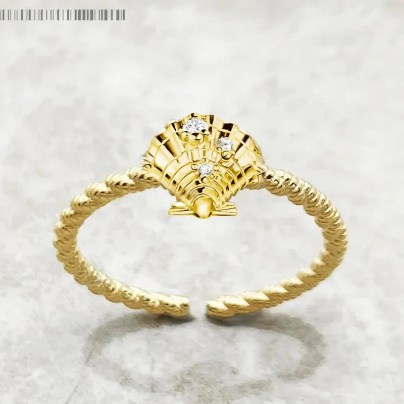 Anillo Concha de Oro - Exception®