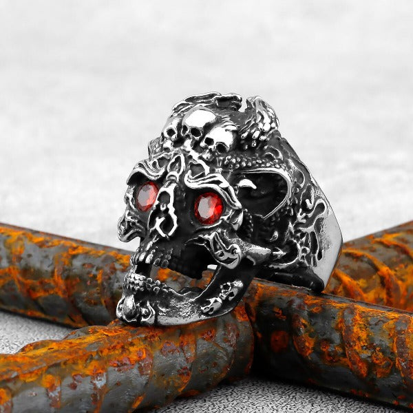 Anillo Calavera de Plata