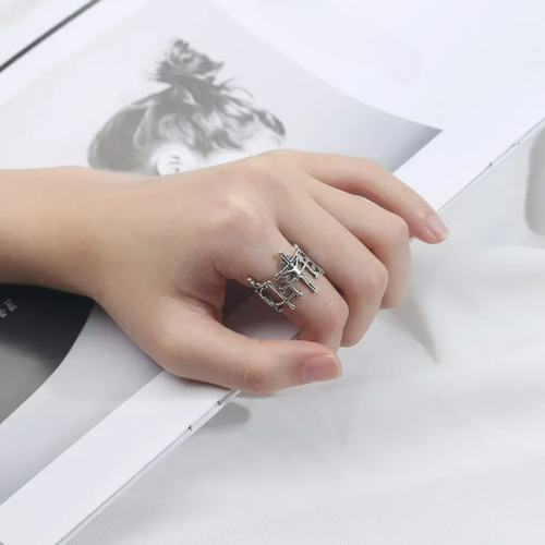 Anillo Cruz de Jesús para Mujer