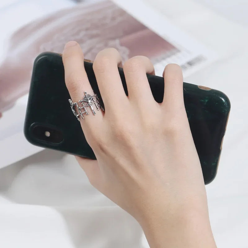 Anillo Cruz de Jesús para Mujer