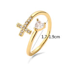 Anillo Cruz & Circonita para Mujer