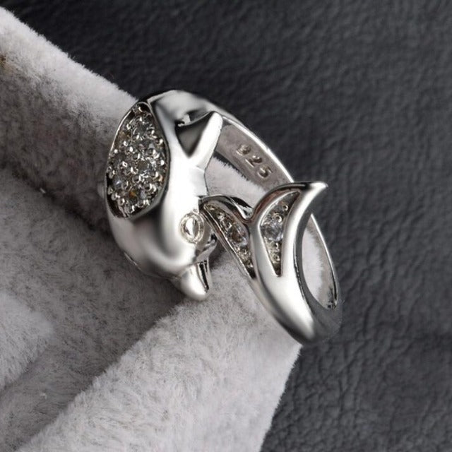 Anillo Delfín de Plata