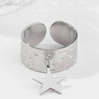 Anillo de Encanto Estrella para Mujer plata